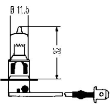 8GH 002 090-252 HELLA Галогенная