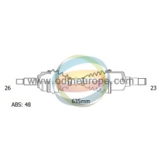 18-091241 ODM-MULTIPARTS Приводной вал