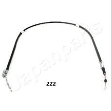 BC-222 JAPANPARTS Трос, стояночная тормозная система