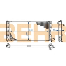 2108648 BEHR Radiator