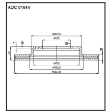 ADC 0184V Allied Nippon Гидравлические цилиндры