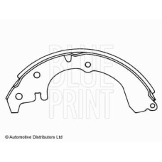 ADT34101 BLUE PRINT Комплект тормозных колодок