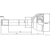 J2828008 HERTH+BUSS JAKOPARTS Шарнирный комплект, приводной вал