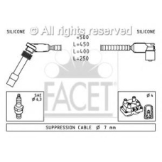 4.9904 FACET Комплект проводов зажигания