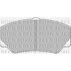 BBP1110 BORG & BECK Комплект тормозных колодок, дисковый тормоз