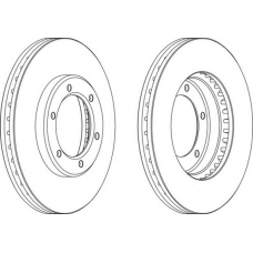 DDF1441-1 FERODO Тормозной диск