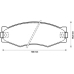 572313B BENDIX Комплект тормозных колодок, дисковый тормоз