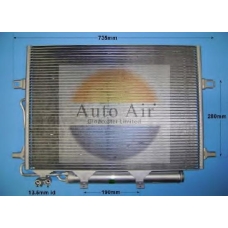 16-8895 AUTO AIR GLOUCESTER Конденсатор, кондиционер