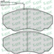 05P966 LPR Комплект тормозных колодок, дисковый тормоз