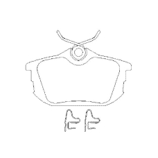 21861 168  1 5 T4096 TEXTAR Колодки тормозные
