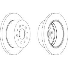 DDF1144-1 FERODO Тормозной диск