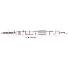 432684B BENDIX Трос, стояночная тормозная система