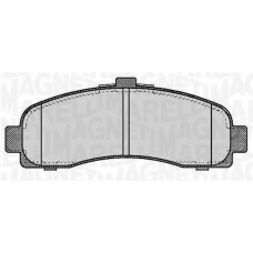 363916060346 MAGNETI MARELLI Комплект тормозных колодок, дисковый тормоз