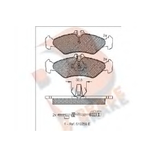 RB1102 R BRAKE Комплект тормозных колодок, дисковый тормоз