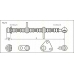 8150 40121 TRISCAN Тормозной шланг