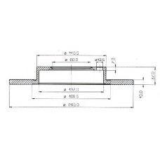 BDC3285 QH Benelux Тормозной диск