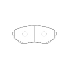FP0551 FIT Комплект тормозных колодок, дисковый тормоз
