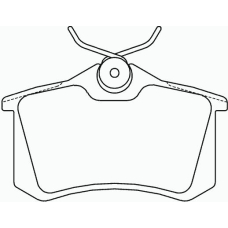 MDK0110 MINTEX Комплект тормозов, дисковый тормозной механизм