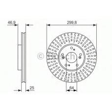 0 986 479 965 BOSCH Тормозной диск