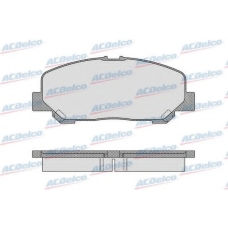 AC0581636D AC Delco Комплект тормозных колодок, дисковый тормоз