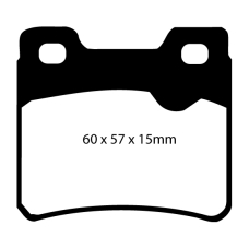 DP2761 EBC Brakes Колодки тормозные