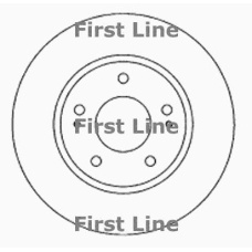 FBD1696 FIRST LINE Тормозной диск