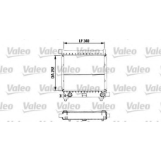819368 VALEO Радиатор, охлаждение двигателя