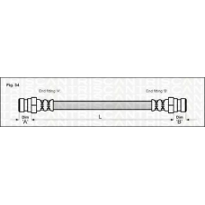 8150 28203 TRISCAN Тормозной шланг