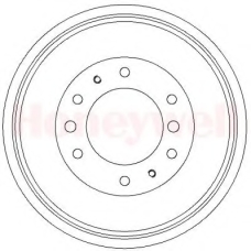 329296B BENDIX Тормозной барабан