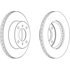 DDF1005C FERODO Тормозной диск