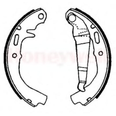 361185B BENDIX Комплект тормозных колодок