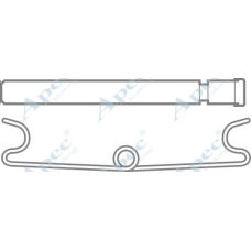 KIT316 APEC Комплектующие, тормозные колодки