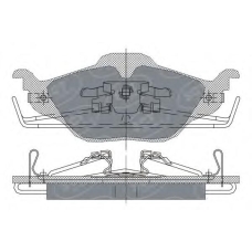 SP 241 SCT Комплект тормозных колодок, дисковый тормоз