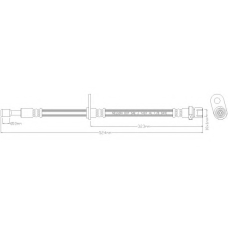 7157 REMKAFLEX Тормозной шланг