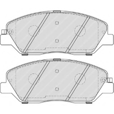 FSL4111 FERODO Комплект тормозных колодок, дисковый тормоз
