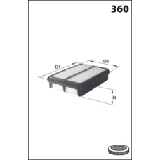 ELP9463 MECAFILTER Воздушный фильтр