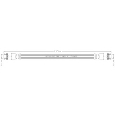 6039 REMKAFLEX Тормозной шланг