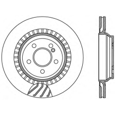 BDR2421.20 OPEN PARTS Тормозной диск
