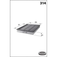 ELP3999 MECAFILTER Воздушный фильтр