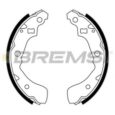 GF0665 BREMSI Комплект тормозных колодок