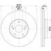 MDC2049 MINTEX Тормозной диск