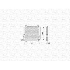 350203208000 MAGNETI MARELLI Конденсатор, кондиционер