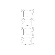 WBP23092C WAGNER LOCKHEED Комплект тормозных колодок, дисковый тормоз