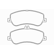 MDB2999 MINTEX Комплект тормозных колодок, дисковый тормоз