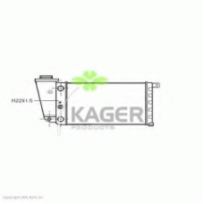 31-3622 KAGER Радиатор, охлаждение двигателя