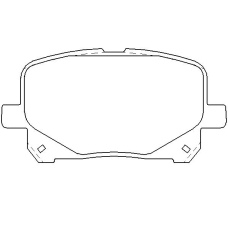 MDB2344 MINTEX Комплект тормозных колодок, дисковый тормоз