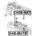 DAB-MATB FEBEST Подвеска, рычаг независимой подвески колеса