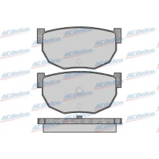 AC058503D AC Delco Комплект тормозных колодок, дисковый тормоз