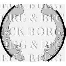 BBS6139 BORG & BECK Комплект тормозных колодок