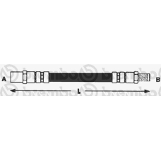 T 86 017 BREMBO Тормозной шланг